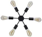 Sparta lampa wisząca czarny 6X60W E27 36-09395 