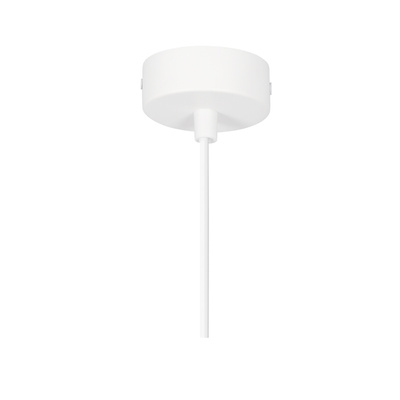 Claro lampa wisząca biały 1x15W GU10 klosz biały+drewniany 31-27764