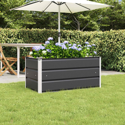 Donica Antracyt 100 x 50 x 45 cm Stal Galwanizowana