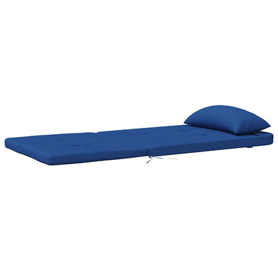 Poduszki na krzesła Gładki 2 pcs Niebieski 58 x 77 x 4,5 cm