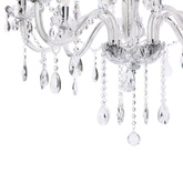 Cristallo lampa wisząca chromowy 12x40W E14 transparentny  30-30375