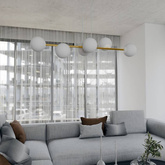 Lampa wisząca GRAVITY 6 WH GOLD