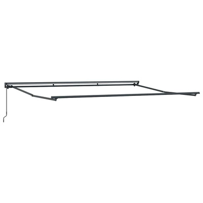 Rama markizy Z regulacją Antracyt 4,5 × 3 m Stal