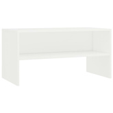 vidaXL Szafka pod TV, biała, 80x40x40 cm, materiał drewnopochodny