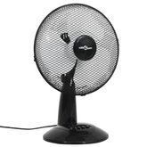 vidaXL Wentylator stołowy, 3 prędkości, 30 cm, 40 W, czarny