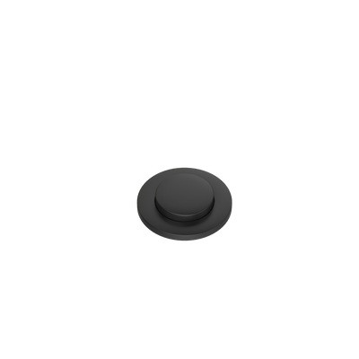 Odpływ PUSH TO OPEN 3 1/2" z syfonem 2-komorowy Power Colour pure carbon (GRANIT-pionowy), save space, przycisk okrągły (13G14PB6-P2A-BLM)