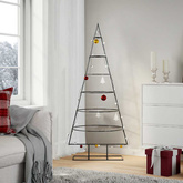 | Metalowa choinka świąteczna | 150 cm Stal Malowana Proszkowo