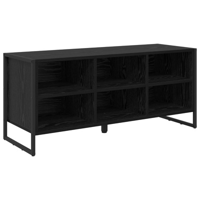 Szafka na buty z przechowywaniem Czarny Dąb 100 x 35 x 44 cm