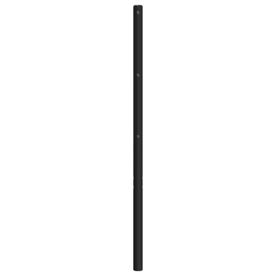 Metalowe wymienne wezgłowie, czarne, 200 cm