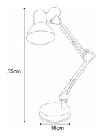 Lampka biurkowa K-MT-COSMO BIAŁY z serii COSMO
