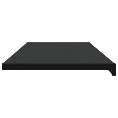 Parapet okienny Czarny z rysunkiem drewna 120 x 40 x 4,5 cm PVC