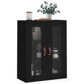 vidaXL Szafka wisząca, czarna, 69,5x34x90 cm model standard
