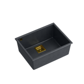 DAVID 50 GraniteQ black diamond/elementy złote