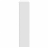 Osłona na grzejnik, biała, 149x20x82cm, materiał drewnopochodny