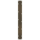 Nogi do stołu jadalnego Naturalna stal 2 szt. 70x(72-73) cm Stal