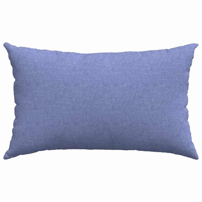 Poduszki na sofę 2 pcs Niebieski dżins 50 x 30 cm tkanina