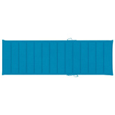 vidaXL Leżak ogrodowy ze stolikiem i poduszką, impregnowana sosna