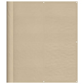 Parawan balkonowy, beżowy, 120x700 cm, 100% poliester Oxford