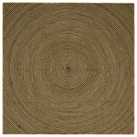 Dywany pokojowe Czarny 240 x 240 cm Juta