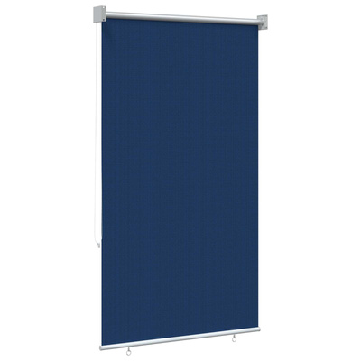 Roleta zewnętrzna 90% blokada UV niebieski 80 x 140 cm HDPE