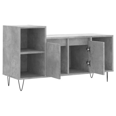 vidaXL Szafka pod TV, szarość betonu, 100x35x55 cm wariant 5