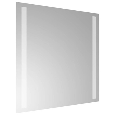 Lustro łazienkowe z LED, 40x40 cm vidaXL