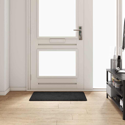 Chodnik dywanowy Czarny 50 x 100 cm 100% Poliester Tuft