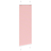 Roleta plisowana różowa 40x150 cm Szerokość tkaniny 39,4cm