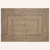 Dywany pokojowe Naturalny i czarny 160 x 230 cm Juta