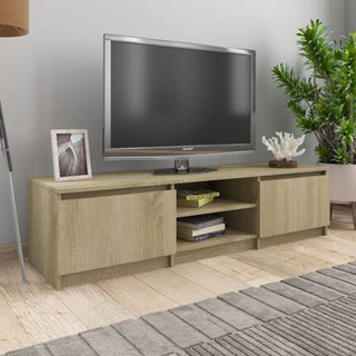 vidaXL Szafka pod TV, dąb sonoma, 140x40x35,5 cm