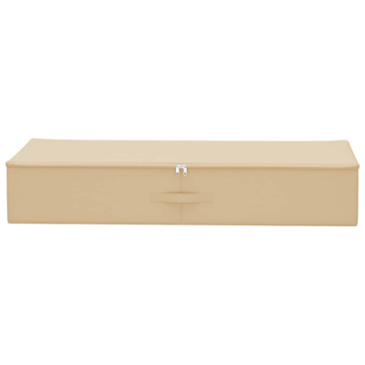 Skrzynia do przechowywania 2 pcs kremowy 90 x 48 x 15 cm