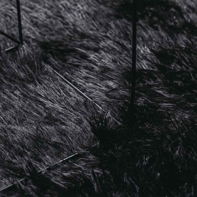 Dywan shaggy z długim włosiem, NAVARRA, czarny, 240x340 cm