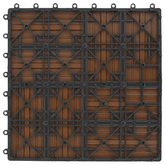 Płytka Tarasowa 11 pcs Drewno tekowe 30 x 30 cm