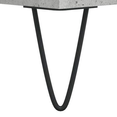 vidaXL Szafka pod TV, szarość betonu, 160x35x55 cm