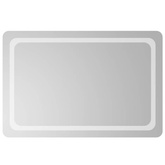 vidaXL Lustro łazienkowe z LED, 60x90 cm