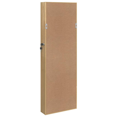 vidaXL Wisząca szafka na biżuterię, z lustrem, 30x8,5x90 cm