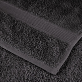 Ręczniki premium, SOLUND, 4 szt., antracytowe, 100x200 cm, 600 g/m?