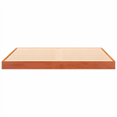 Rama łóżka, woskowy brąz, 140x200 cm, lite drewno sosnowe