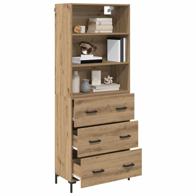 Highboard Dąb rzemieślniczy 69,5 x 34 x 180 cm