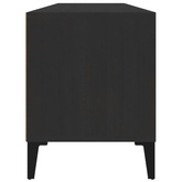 vidaXL Szafka pod TV, czarna, 100x34,5x44,5cm, materiał drewnopochodny