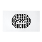 Pochłaniacz pyłu do zabudowy Momo S-41 biały 101365