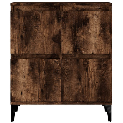 Komoda, przydymiony dąb, 60x35x70 cm, materiał drewnopochodny vidaXL
