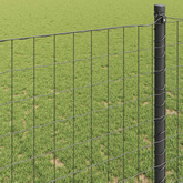 Ogrodzenie Euro 0,6 x 50 m Żelazo pokryte PVC Szary