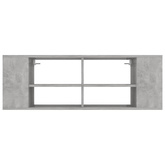 vidaXL Wisząca szafka pod TV, szarość betonu, 102x35x35 cm