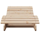 vidaXL Leżak, 205x60x31,5 cm, lite drewno sosnowe
