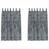 Zasłony z weluru 2 pcs Srebrnoszary 175 x 140 cm Aksamit