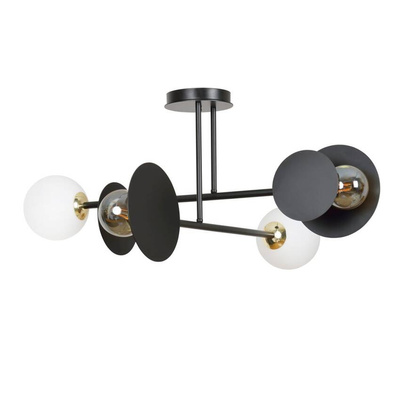 Lampa sufitowa  MINERVA 4 BLACK