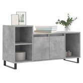 vidaXL Szafka pod TV, szarość betonu, 100x35x55 cm