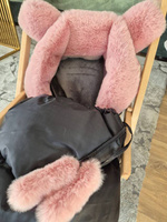 Love gifts Sanki ze śpiworkiem+ Mufki/Brąz