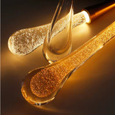 Lampa wisząca Abigali Melted Gold 3W 3000K, złoty